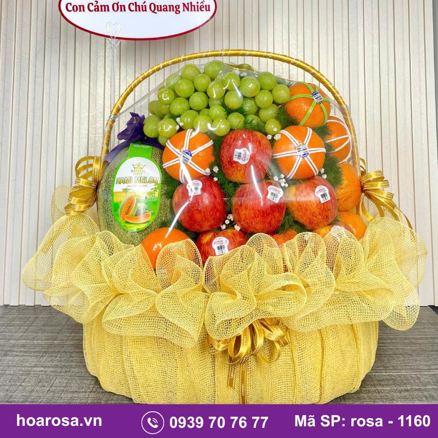 Giỏ Trái Cây Bích Thủy #1160 – trái cây nhập khẩu