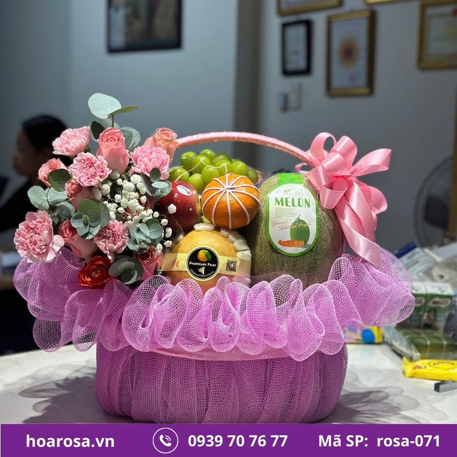Giỏ Trái Cây Bích Thủy #071 – trái cây nhập khẩu