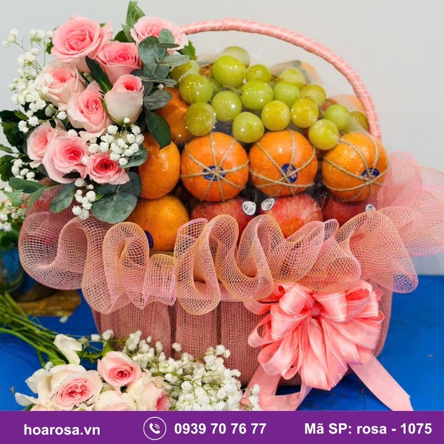 Giỏ Trái Cây Bích Thủy #1075 – trái cây nhập khẩu